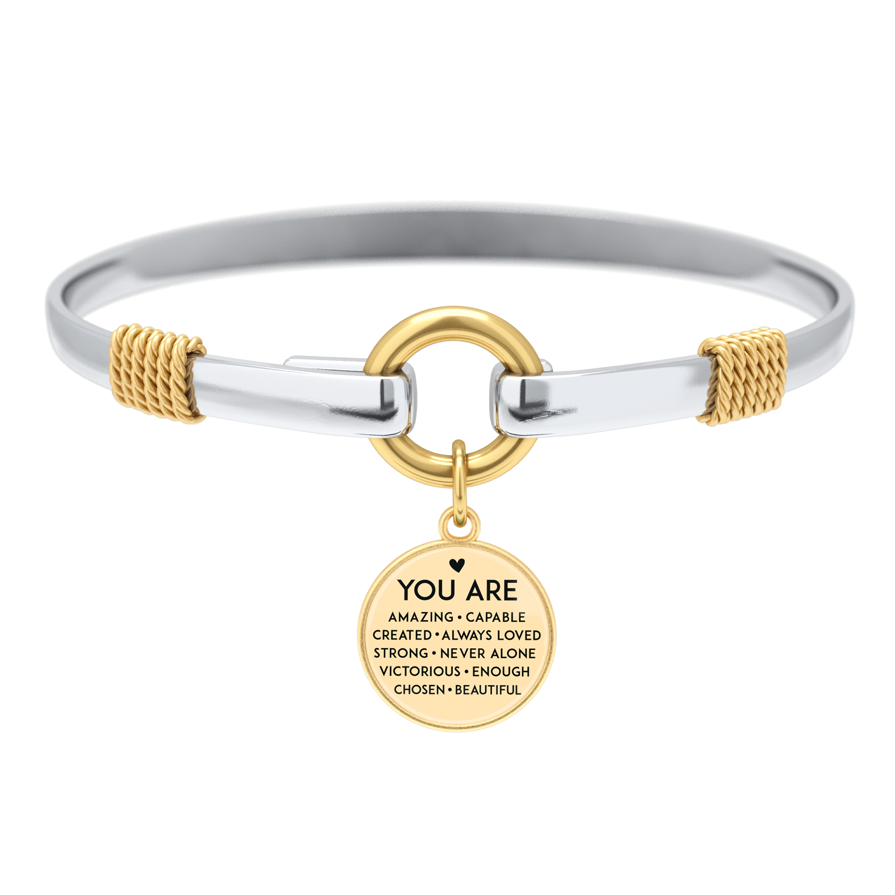 Officially Licensed, Two Tone Toggle Bracelet with The Unive (940654)
