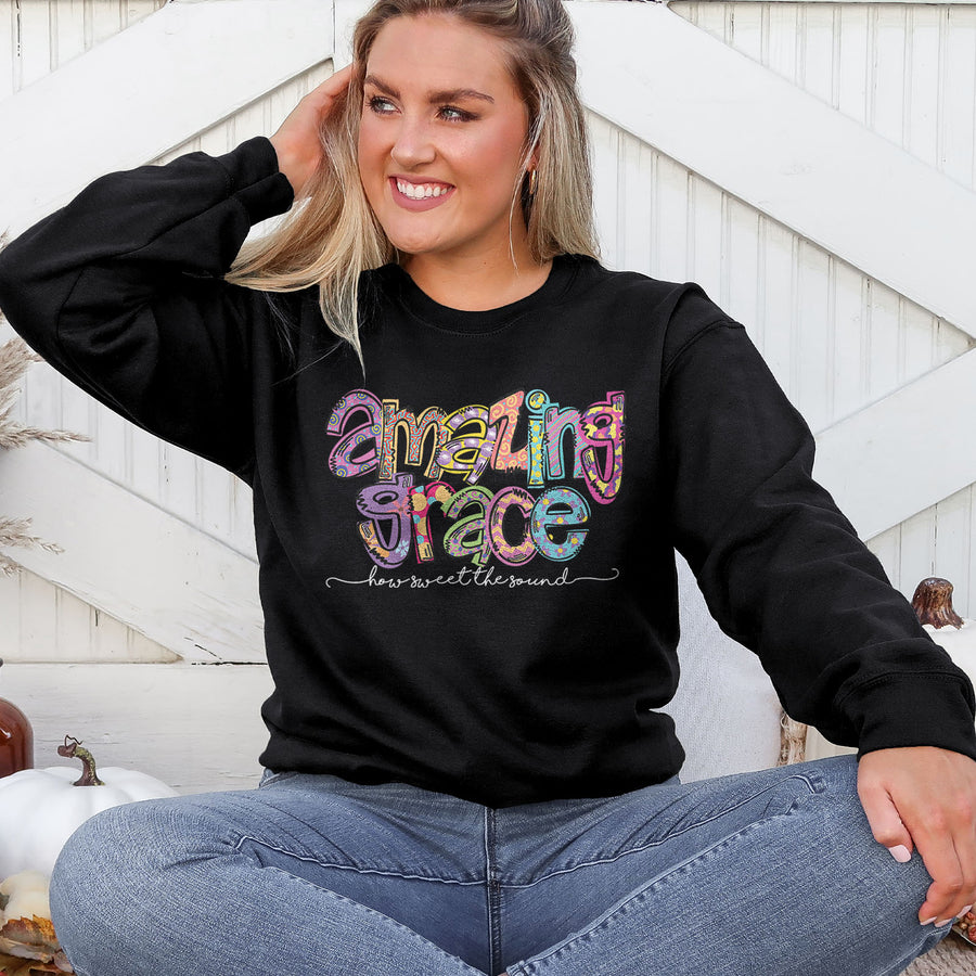 Amazing Grace Sweatshirt – Faithful - Main Image