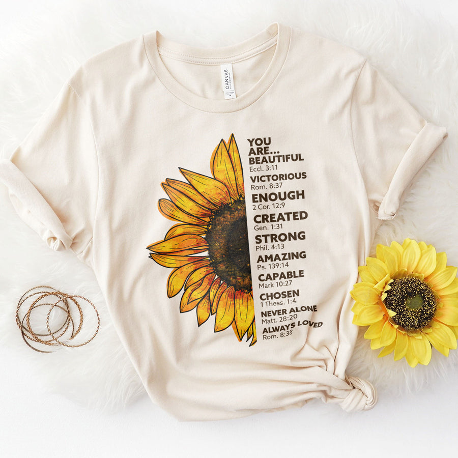 Sunflower Inspiration Tee – Faithful & Co.