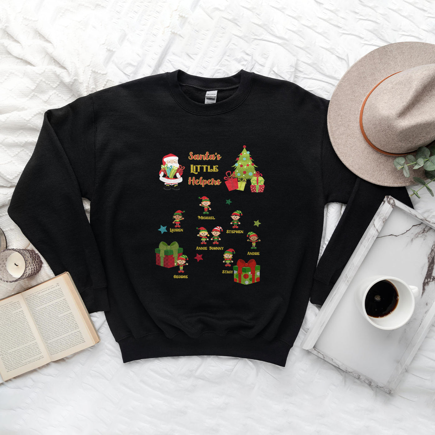 Personalized Santa's Little Helpers Sweater